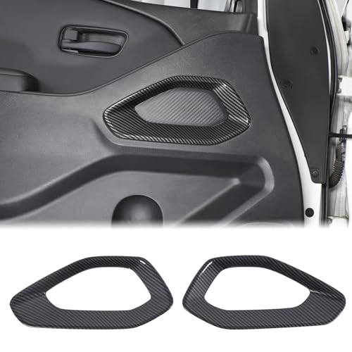 Aunginsy Car Inner Front Door Panel Frame Trim Compatible with Nissan Frontier 2022 2023 2024 2025 Front Side Door Anti-Scratch Panel Look Decorative Cover Protector Sticker ABS Interior Accessories