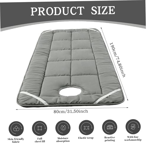 Coussin table de massage en coton doux 31x75 pouces pour centre de beauté