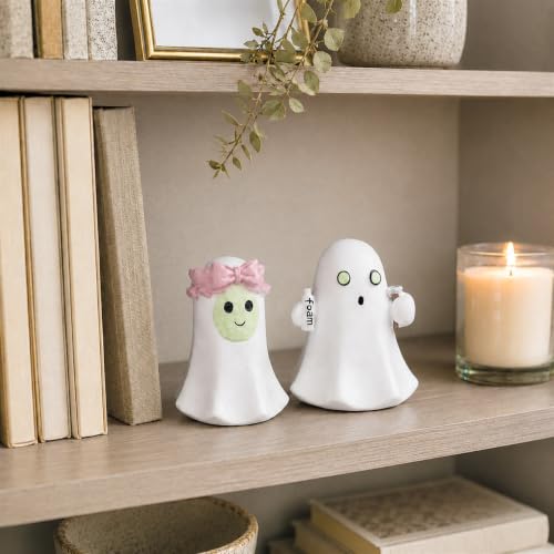 LFLKPY Halloween Ghost Decor Set of 2, Cute Ghost Figurines - image 7