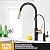 Achelous Matte Black Kitchen Water Filter Faucet,Stainless Steel Lead-Free Drinking Water Faucet Fits Reverse Osmosis Units or Filtration System in Non-Air Gap