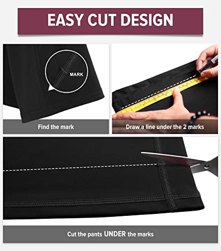 Iuga Yoga Pants V Crossover Bootcut High Waist Workout Bootleg Pants Tummy Control, 2 Pockets Work Pants For Women (Medium, Black) #TOP3