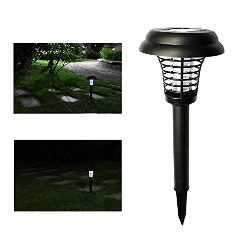 Mosquito Killer, 2019 Solar Powered LED Light Mosquito Pest Bug Zapper Insect Killer Lamp Garden Lawn