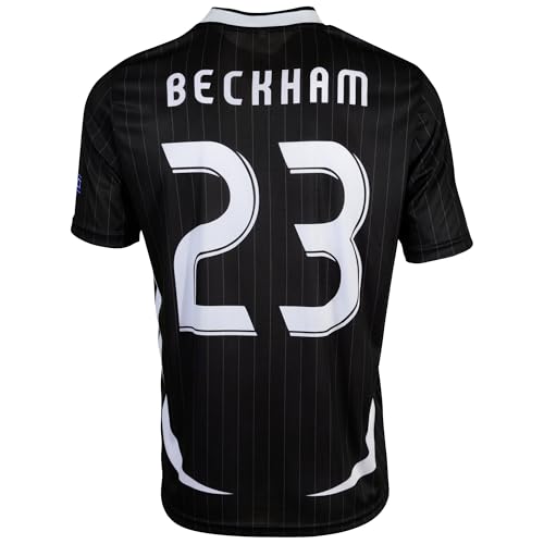 Heim Trikot Madrid Beckham #23 Nostalgische Trikots Football Fußball Trikot Erwachsenengrößen(S Beckham)