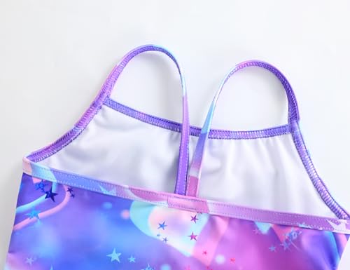 Image of Girls Swimsuits One-Piece Bathing Suits Multicolor Kids Sport Summer Beach Swimwear for 2-10 Years Old