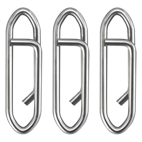 Changement rapide de leurre avec les clips d'alimentation de pêche Dr.Fish inox