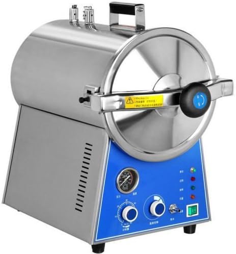 USA 24L Lab Table Top Portable Stainless Steel High Pressure Steam Autoclave Sterilizer