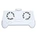 HLVU Control de Juego Gamepad for el regulador del cojín Pubg Controlador Joystick Juego móvil Android con el Ventilador el Powerbank Gamepad del regulador del Juego (Color : White, Size : One Size)