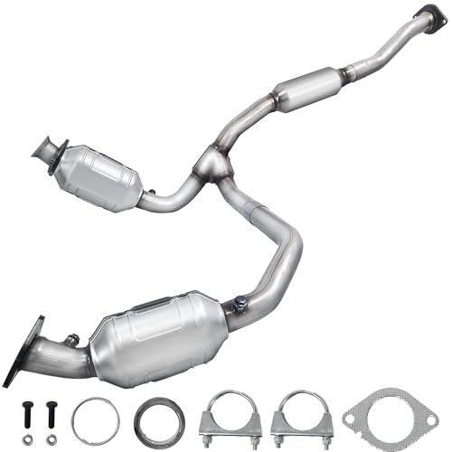 JT Exhaust Catalytic Converter Compatible with Chevrolet Express 1500 2500 3500 2009-2014 4.3L 5.3L 4.8L 6.0L GMC Savana 1500/2500/3500 (EPA Compliant)(Standard EPA Grade)