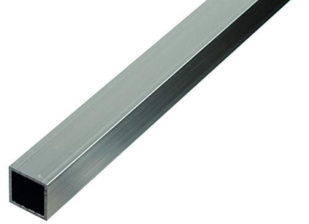 Alberts Vierkantrohr Edelstahl 1000x20x20 mm, Wandstärke 1,5 mm