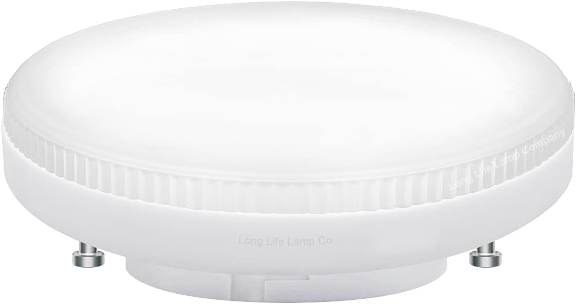 Long Life Lamp Company 7w LED GX53 Light Bulb Cool White Replacement for Round CFL