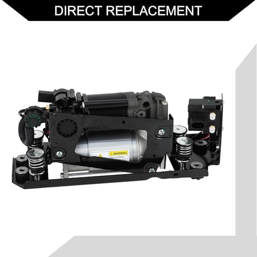 Hihaha Keine. 37206789450 Luftfederkompressor mit Halterung und Ventil für BMW 530i 540i Basis 2017 / Niedriger Luftfahrtpumpe/Stabil / 1 Stück