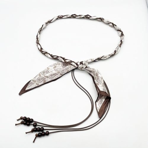 Skinny Scarf Belt for Women Western Ribbon Head Scarf Neck Chokercowboy Versatile Boho Lightweight Adjustable3