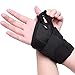 CFR Soporte para Pulgar, Férula para Pulgar para Hombres y Mujeres, Inmovilizador Estabilizador de Muñeca, Mano y Pulgar Correa para Muñeca - Mano Izquierda o Derecha Individual, Negro