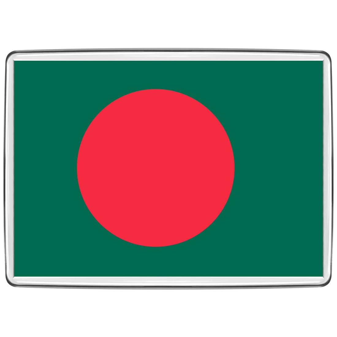 Pixly Clear Pixly® Bangladesh Flag Fridge Magnet Large Jumbo Size Bengali Keepsake Country Souvenir Novelty Refrigerator Magnets Gift