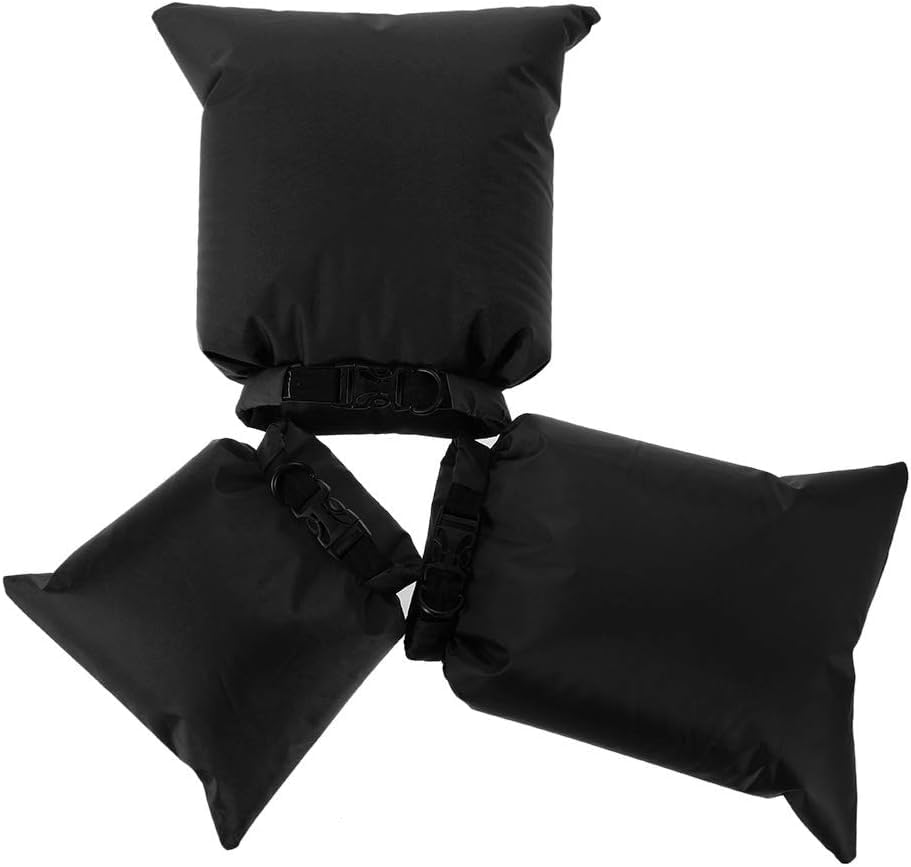 Lixada Bolsas Secas Impermeables, paquete de 3/5/6 con capacidad total 16 litros - Bolsas impermeables ligeras con cierre de enrollar para actividades al aire libre como kayak, camping, senderismo y deportes acuáticos miniatura 6