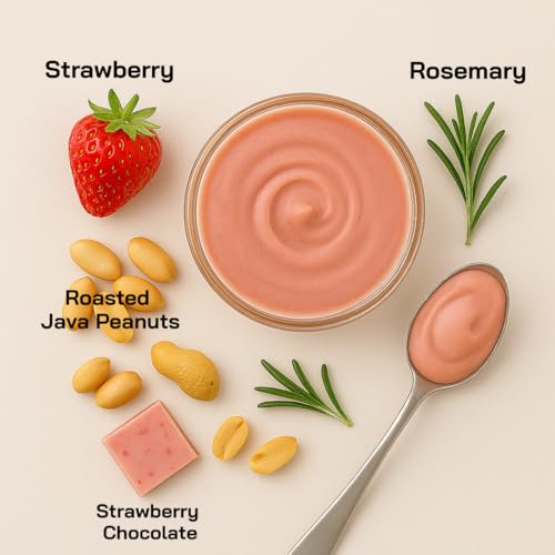 Image of FitFeast Peanut Butter | 400g Each | Pack of 1 | No Trans Fats | No Cholesterol | Sweetened with Honey | Antioxidant-Rich | As Seen on Shark Tank (Pack of 1, Strawberry)