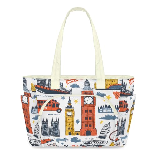 Mardesigns Big Ben Puffer Tote Bag for Women