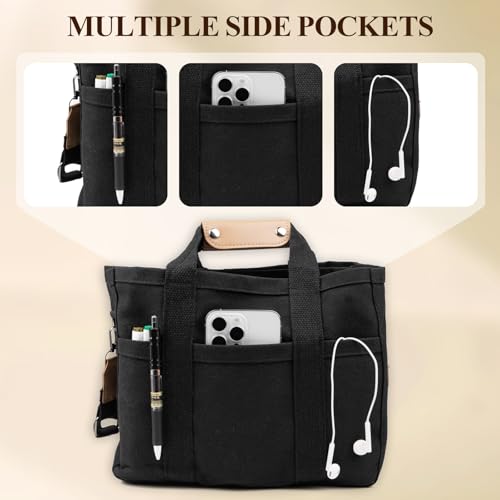 Tote Bags Unisex Extra Large Bolso de Lona Multi-Bolsillos miniatura 7