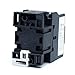 CJX2-1810 AC Contactor, 18A 3 Phase 3 Pole, 220V 50/60Hz Coil Voltage, DIN Rail Mounted, 3P+1NO Normally Open Contacts