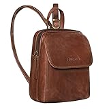 VINTAGE. VERTRAUEN. VARIABILITÄT: 'Valentina' wird Sie überzeugen - mit echtem Leder, modernem Vintage Flair und vielfältigen Einsatzzwecken. Echtes Naturprodukt! Somit können Unebenheiten, Farbabweichungen und Kratzer auftreten!