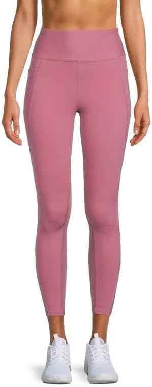 Women’s Active High Rise Flex Tech Leggings (X-Large, Mauve Pearl)