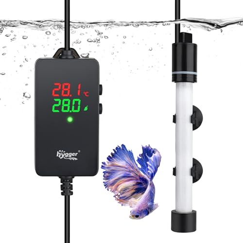 Calentador de acuario sumergible hygger 300W para peceras pequeñas de salón 2