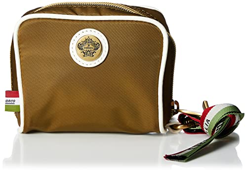 [オロビアンコ] ポーチ 【正規品】 CREMA オリーブ×ホワイト H10×W12×D6cm