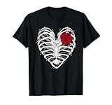 Photo Gallery fiore cuore cage rib maglietta Photo Gallery fiore cuore cage rib maglietta