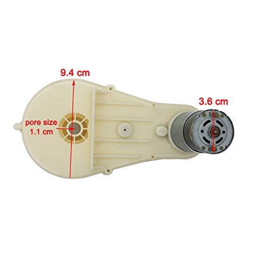 HD 550 12 Volt Motor Gearbox for Kid Trax Dodge Viper SRT , RS550 12V Electric Motor Kids Powered Ride-On Car Replacement Parts - Thumbnail 3