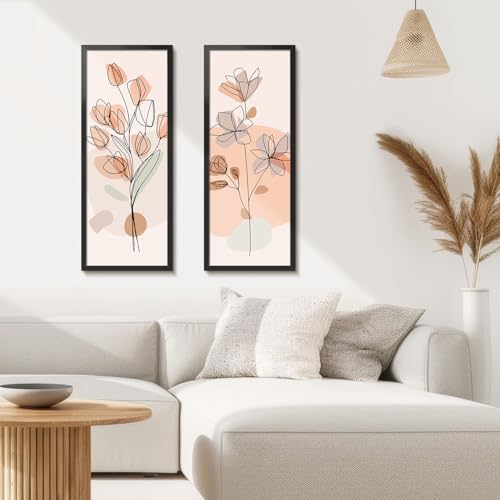 LaVie Home 8x20 Picture Frame for Wall Display, 8x20 Black Picture Frame with HD Plexiglas, 8 x 20 Frame 1 Pack, Display Frame for Vertical or Horizontal, Classic Collection