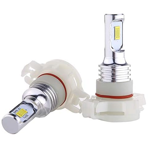 HOCOLO 5202 PS24W H16(H16 Only Fit European Car!) LED Bulb White Fog Driving Light DRL Daytime Running Lights 3570 CSP-Chips High Power Brighting LED Fog Lamp Bulbs 6000K(5202/PS24W_Fog, White/6000K) Cover