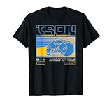 Disney Tron Est. 1982 Light Cycle Futuristic Schematics T-Shirt