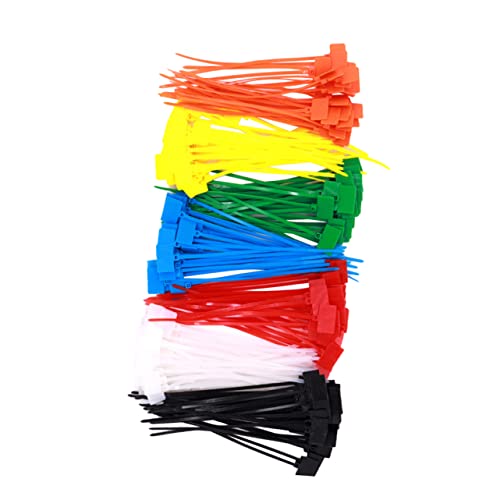250 piezas de bridas para cables de nailon negras con dientes auto-bloqueantes y borde redondeado para organización de cables en casa o garaje miniatura 6