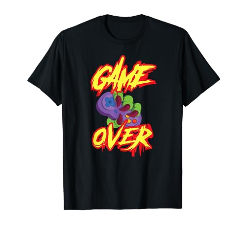 Game Over Gamer Gaming Regalo Camiseta