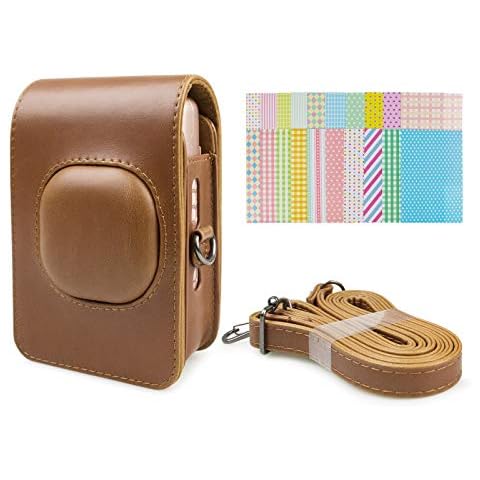 kinokoo Kameratasche für Fuji instax Mini liplay,Schutztasche für Fujifilm Instax Mini LiPlay Kamera, PU-Leder Material Cover
