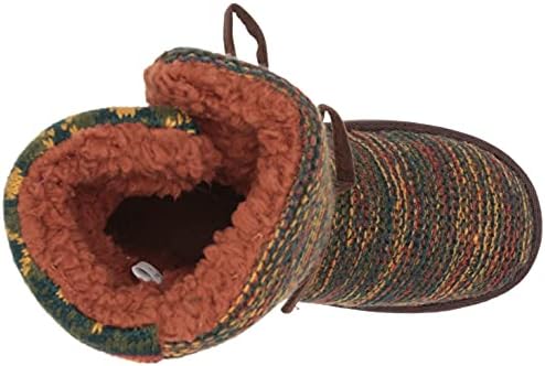 MUK LUKS womens Essentials By Muk Luks® Women's Clementine Fashion Boot, Brown Multi, 10 US | Image 4