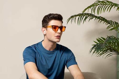 Image of 99.9% Blue Light Blocking Glasses, AR Coating, Computer Screens Gaming for Men Women, Stop Eyestrain, Better Sleep