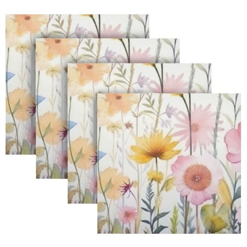 Servilletas de tela Wild Flower set x6 miniatura 5