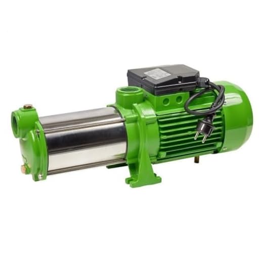 CHM GmbH® Kreiselpumpe Edelstahl 2,1 Kw und 7,8 Bar Gartenpumpe 10.000 L/h