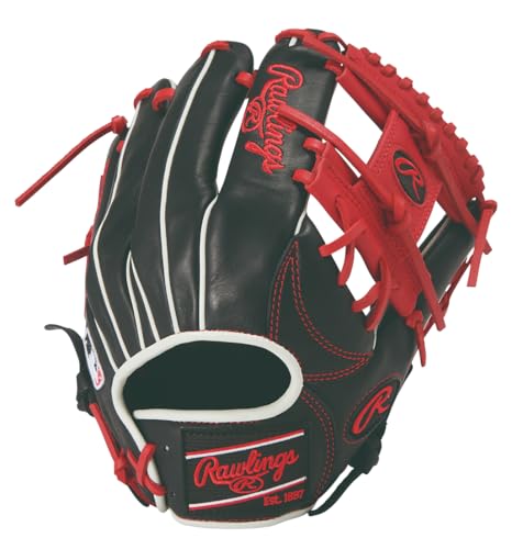 ���[�����O�X(Rawlings) �싅�p �O���[�u � HOHR MLB COLOR SYNC �����p GR6HM935FS �u���b�N/�X�J�[���b�g 11.75�C���` ���E���p