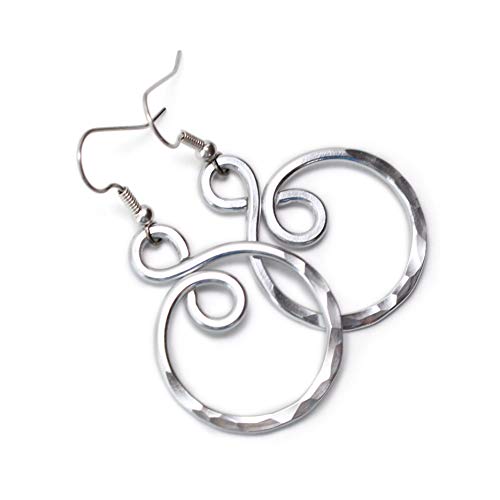 Aluminum Infinity Earrings