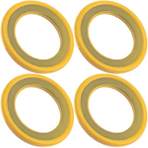 Image of 4pcs 26-830749 Gearcase Drain Plug Seal Gaskets, Replacements Seal Washers for Lower Unit Gear Oil Pump, Drain Screw Gasket for Mercury Marine /Mercruiser Drives Accessories