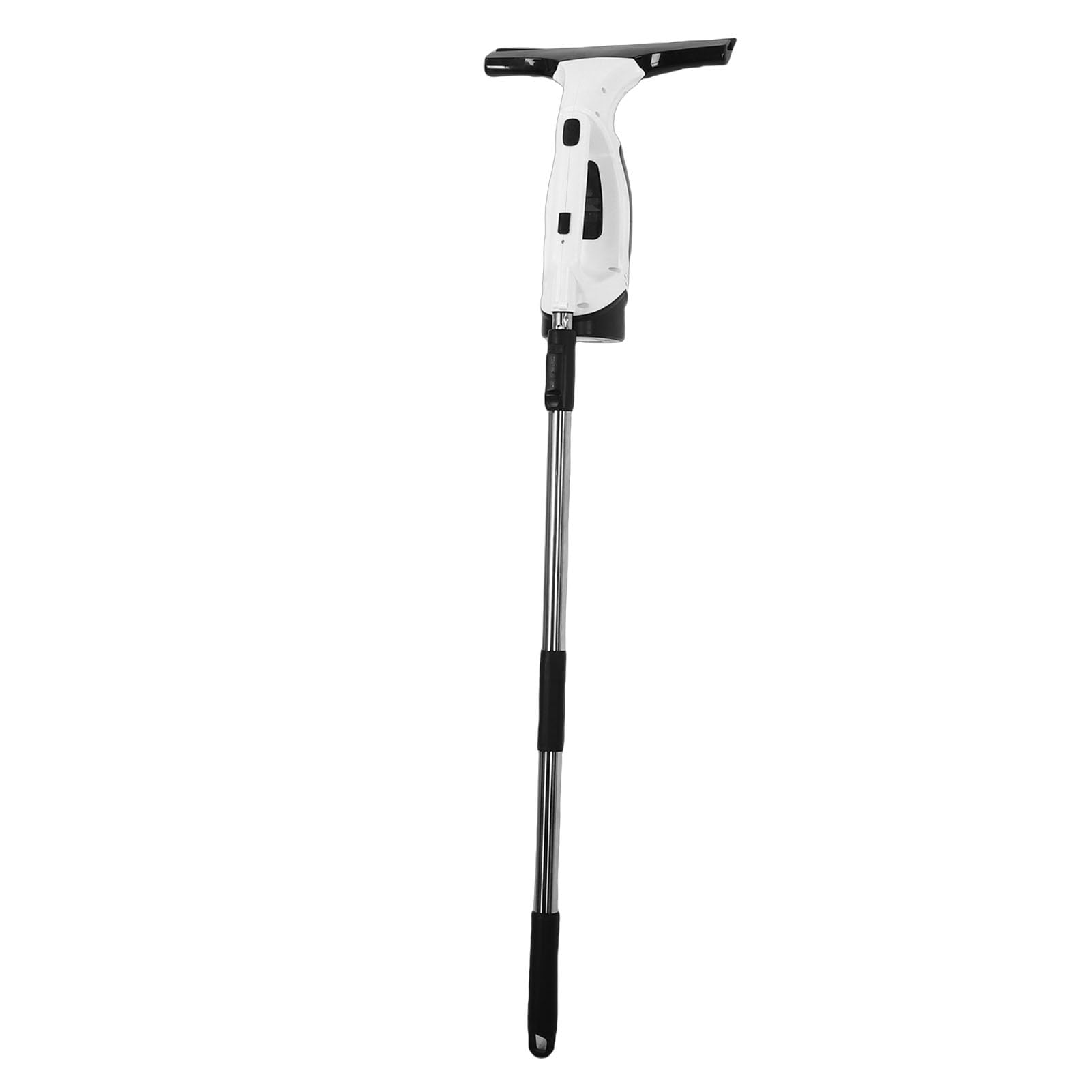 LiebeWH Fenstersauger 1,2 KPa Saugkraft 28 cm Silikon-Wischerblatt mit 150 Ml Abnehmbarem Wassertank und Sprühflasche für Fenster Spiegel Fliesen
