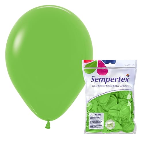 Image of Sempertex Deluxe Key Lime Balloons, Latex, 11 Inch, 25 Pcs