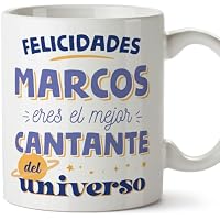 MUGFFINS Tazas Personalizadas para CANTANTE hombre - En Español
