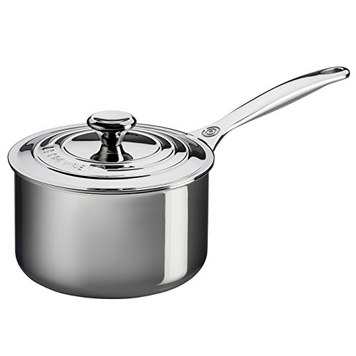 Le Creuset Signature Soßentopf mit Deckel und Hilfsgriff, Rostfreier 3-ply Edelstahl, Ø 16 cm, 1.9 L – Ansicht 6