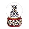 Mackenzie childs courtly bear snow globe  urban country home decor