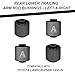 AUTOACER - Rear Suspension Kit 10 Pcs - Rear Upper & Lower Trailing Arm Bushings + Rear Panhard Rod Bushings (Left & Right) for CRUISER, LX470 Year 1998-2007. OEM# 48710-60090 48720-60040 48740-60080