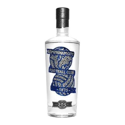 Birmingham City Gifts for Men & Women | Official Birmingham City FC Crystal Edition Fathers Day or Birthday Vodka for the Blues Football Fans | Premium Alcohol by Bohemian Brands - 70 cl Cover