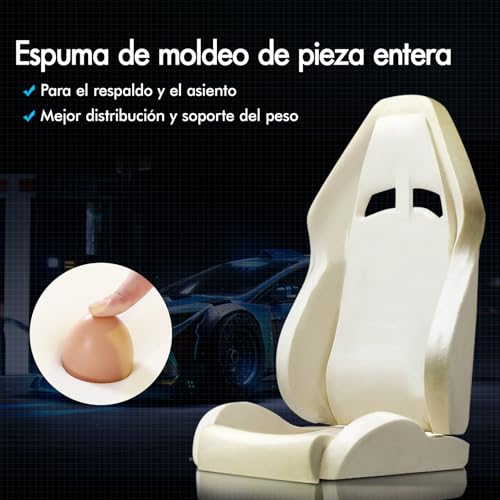 ALFORDSON Silla Gaming con RGB LED de 12 Colores y Masaje de 8 Puntos, Silla Gamer con Reposapiés, Reposacabeza y Cojín Lumbar, Silla Escritorio de Oficina Ergonomica, Piel PU, Negro - imagen 11